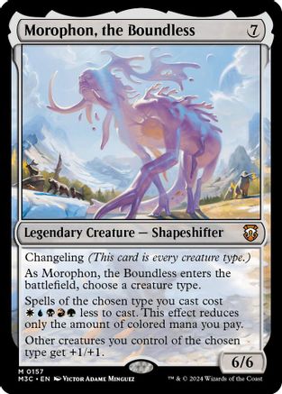 Morophon, the Boundless (Ripple Foil) (M3C-157) - Modern Horizons 3 Commander Foil | Grognard Games