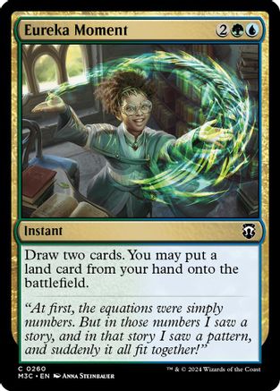 Eureka Moment (Ripple Foil) (M3C-260) - Modern Horizons 3 Commander Foil | Grognard Games