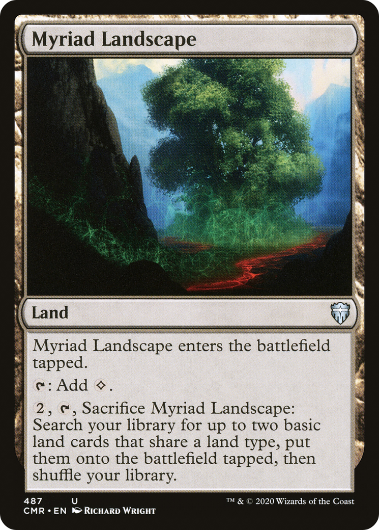 Myriad Landscape (CMR-487) - Commander Legends Foil | Grognard Games