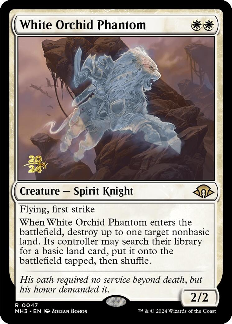 White Orchid Phantom [Modern Horizons 3 Prerelease Promos] | Grognard Games