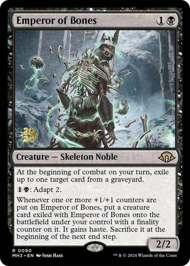 Emperor of Bones [Modern Horizons 3 Prerelease Promos] | Grognard Games