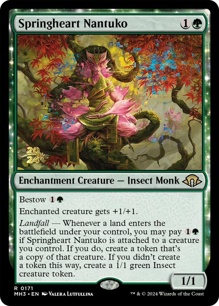 Springheart Nantuko [Modern Horizons 3 Prerelease Promos] | Grognard Games