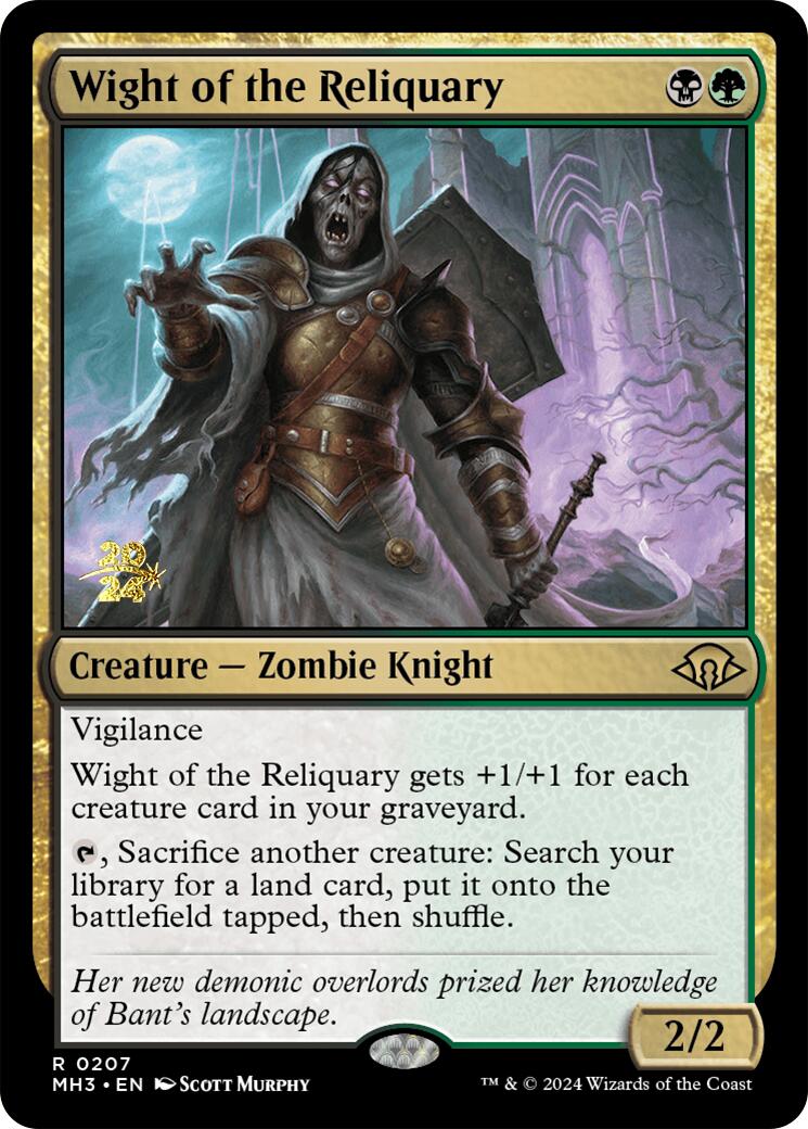 Wight of the Reliquary [Modern Horizons 3 Prerelease Promos] | Grognard Games