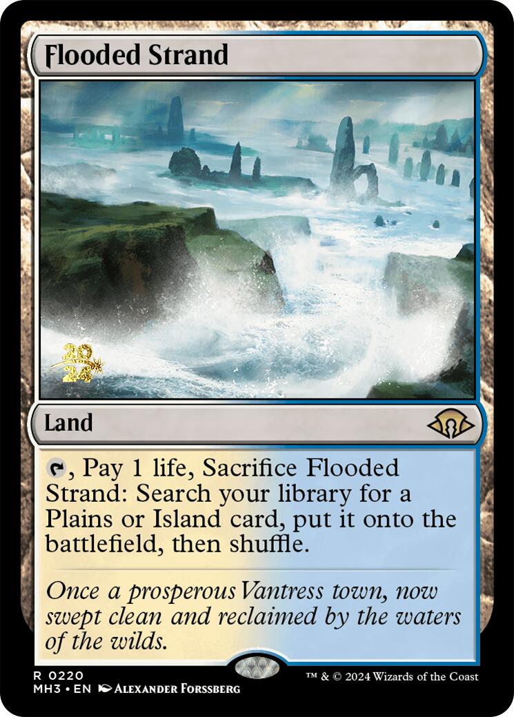 Flooded Strand [Modern Horizons 3 Prerelease Promos] | Grognard Games