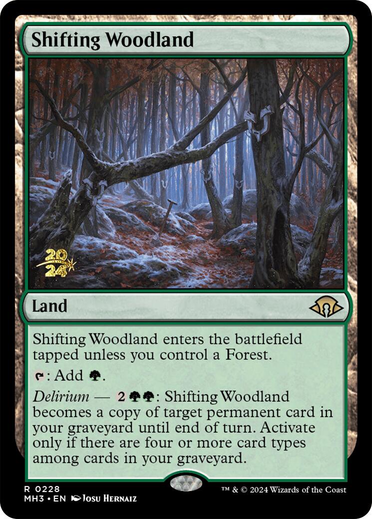 Shifting Woodland [Modern Horizons 3 Prerelease Promos] | Grognard Games