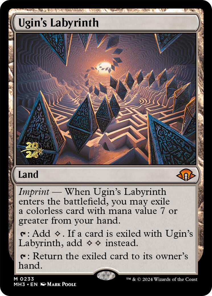Ugin's Labyrinth [Modern Horizons 3 Prerelease Promos] | Grognard Games