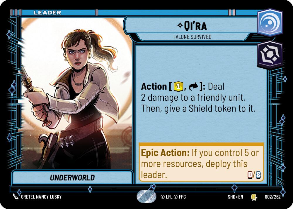 Qi'ra - I Alone Survived (002/262) [Shadows of the Galaxy] | Grognard Games