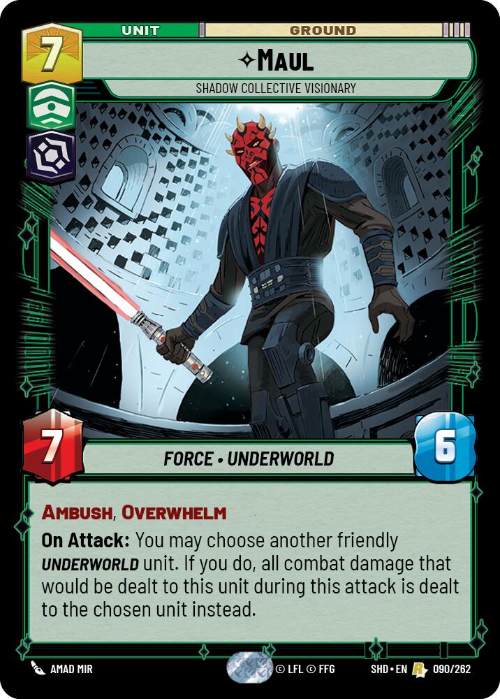 Maul - Shadow Collective Visionary (090/262) [Shadows of the Galaxy] | Grognard Games