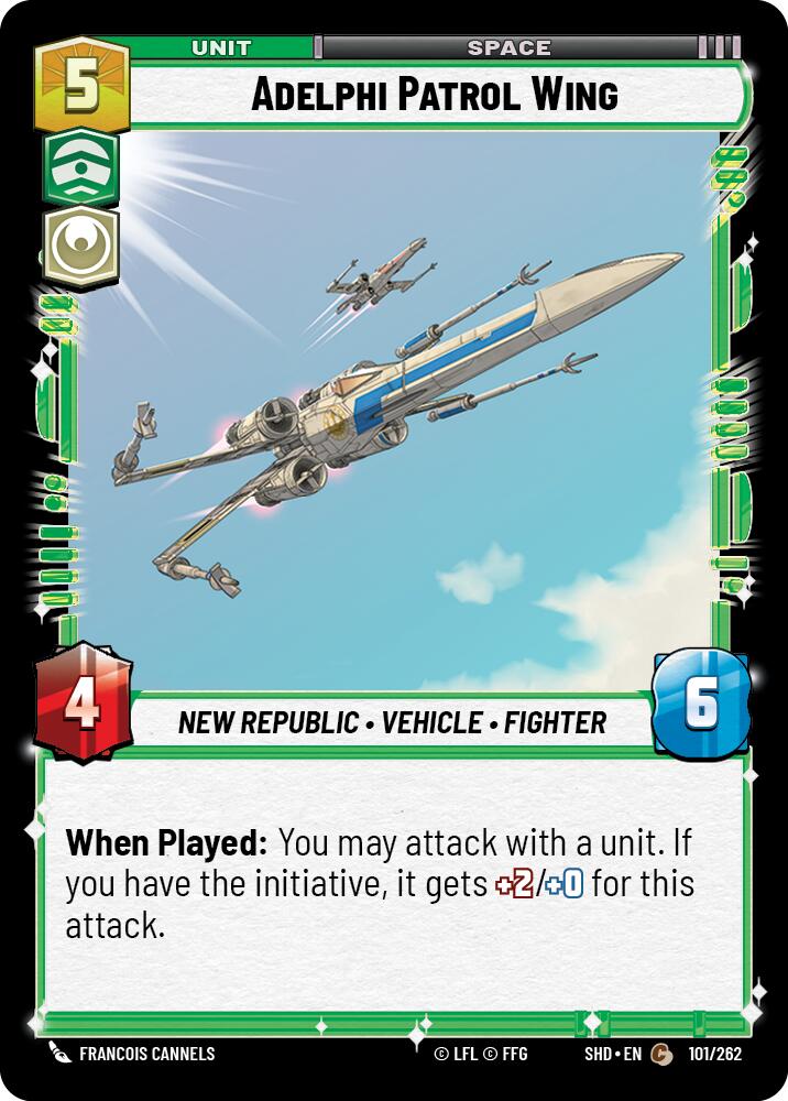 Adelphi Patrol Wing (101/262) [Shadows of the Galaxy] | Grognard Games