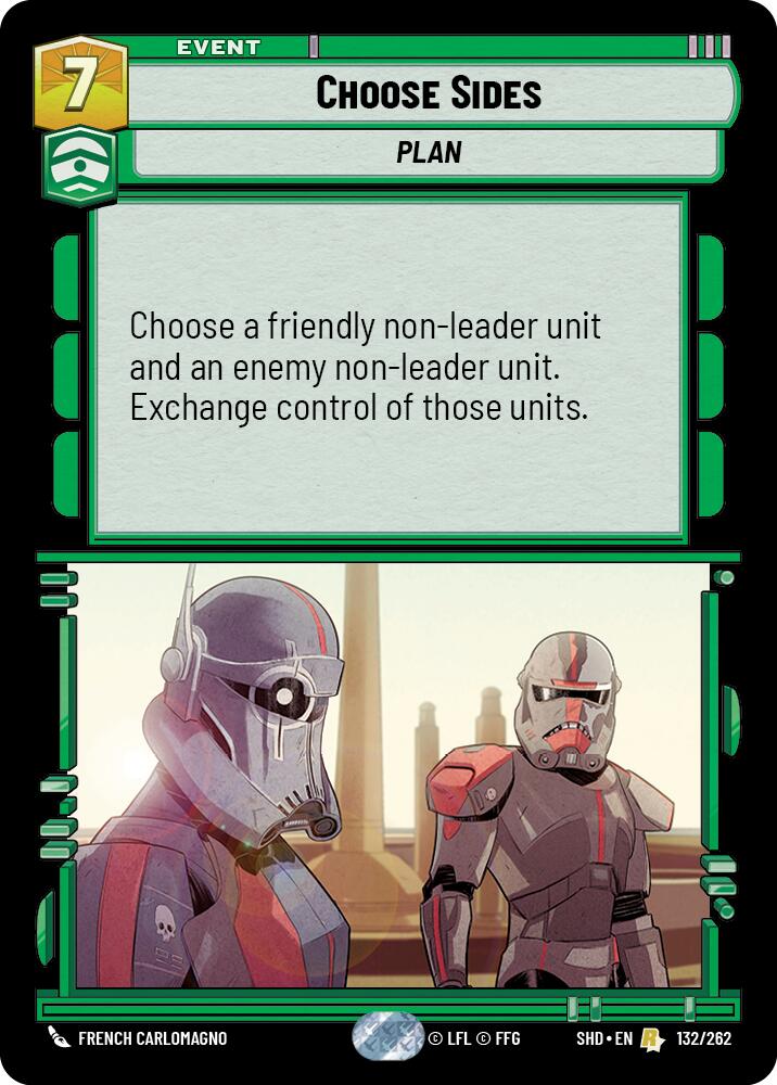 Choose Sides (132/262) [Shadows of the Galaxy] | Grognard Games