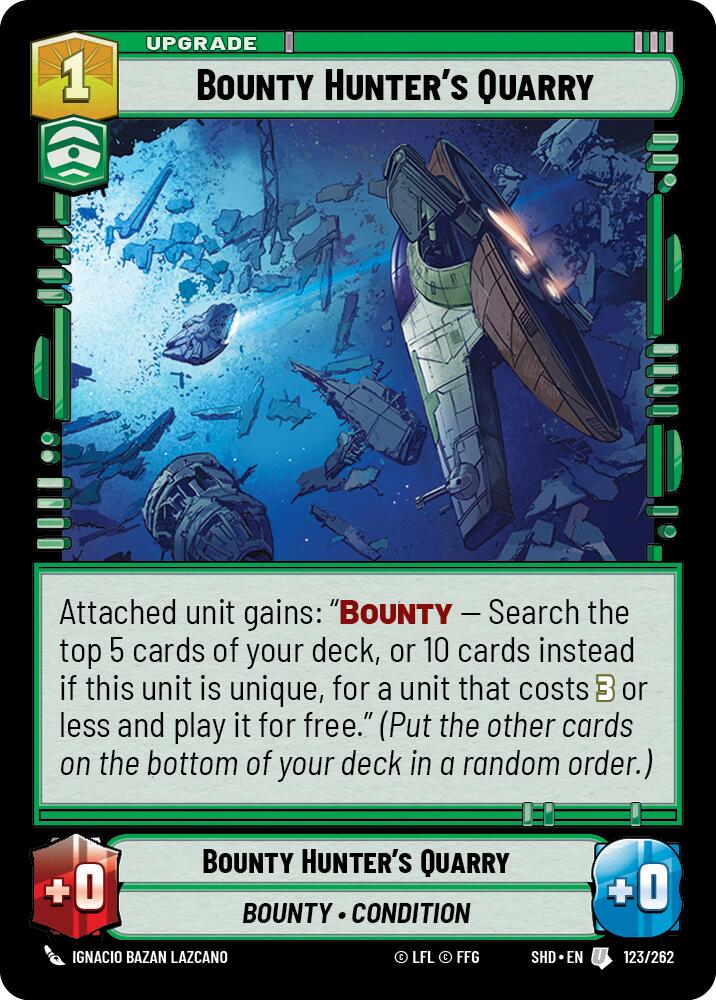 Bounty Hunter's Quarry (123/262) [Shadows of the Galaxy] | Grognard Games
