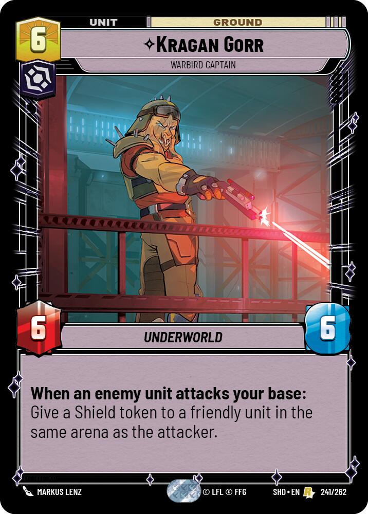 Kragan Gorr - Warbird Captain (241/262) [Shadows of the Galaxy] | Grognard Games