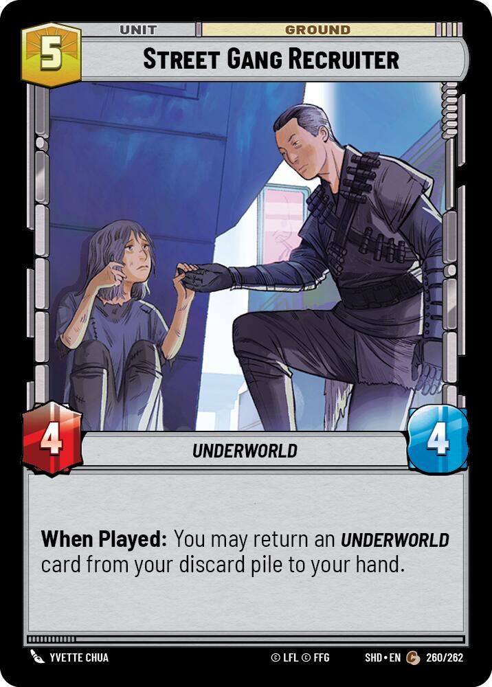 Street Gang Recruiter (260/262) [Shadows of the Galaxy] | Grognard Games