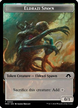 Eldrazi Spawn // Kraken Double-Sided Token (MH3-2 // 11) - Modern Horizons 3 Foil | Grognard Games