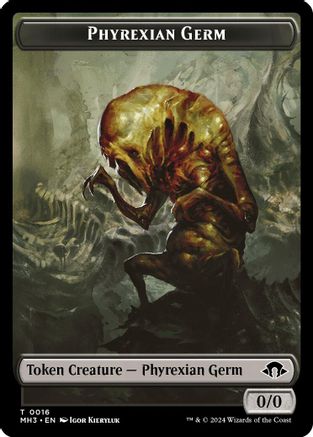 Phyrexian Germ // Zombie Double-Sided Token (MH3-16 // 21) - Modern Horizons 3 Foil | Grognard Games