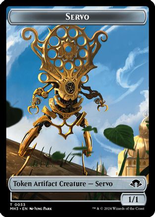 Servo // Blood Double-Sided Token (MH3-33 // 29) - Modern Horizons 3 Foil | Grognard Games