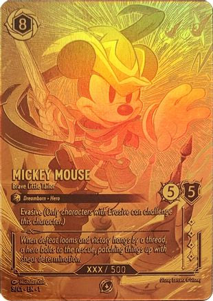 Mickey Mouse - Brave Little Tailor (Serial Numbered) (5) [Promo Cards] | Grognard Games