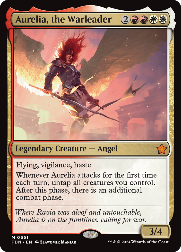 Aurelia, the Warleader [Foundations] | Grognard Games