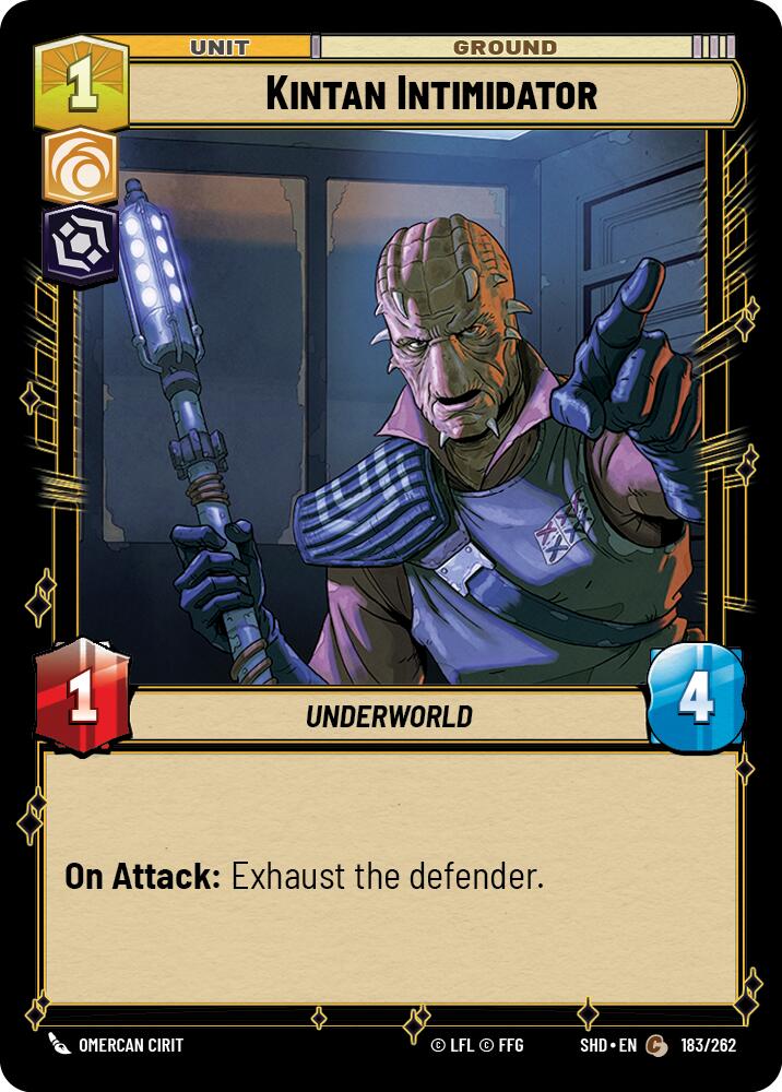 Kintan Intimidator (183/262) [Shadows of the Galaxy] | Grognard Games