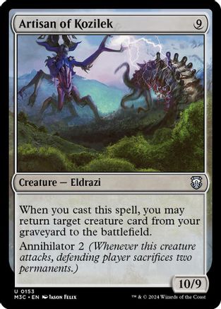 Artisan of Kozilek (Ripple Foil) (M3C-153) - Modern Horizons 3 Commander Foil | Grognard Games