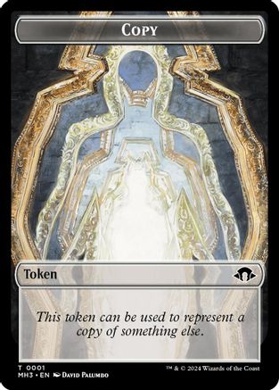 Copy (Ripple Foil) // Eldrazi Angel Double-Sided Token (M3C-1 // 2) - Modern Horizons 3 Commander Foil | Grognard Games