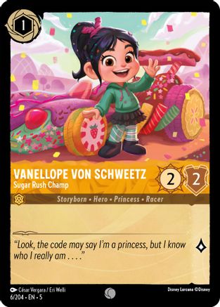 Vanellope von Schweetz - Sugar Rush Champ (6/204) [Shimmering Skies] | Grognard Games