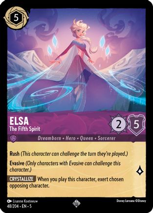 Elsa - The Fifth Spirit (48/204) [Shimmering Skies] | Grognard Games