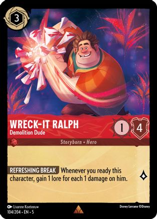 Wreck-It Ralph - Demolition Dude (104/204) [Shimmering Skies] | Grognard Games