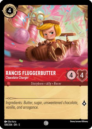 Rancis Fluggerbutter - Chocolate Charger (108/204) [Shimmering Skies] | Grognard Games