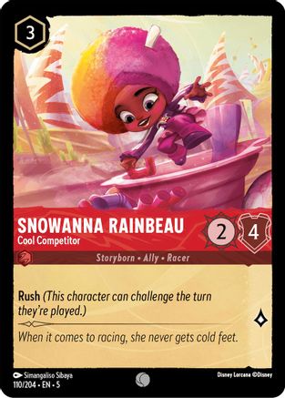 Snowanna Rainbeau - Cool Competitor (110/204) [Shimmering Skies] | Grognard Games