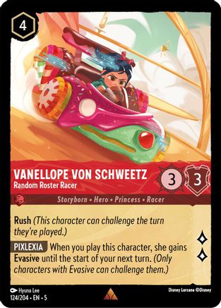 Vanellope von Schweetz - Random Roster Racer (124/204) [Shimmering Skies] | Grognard Games