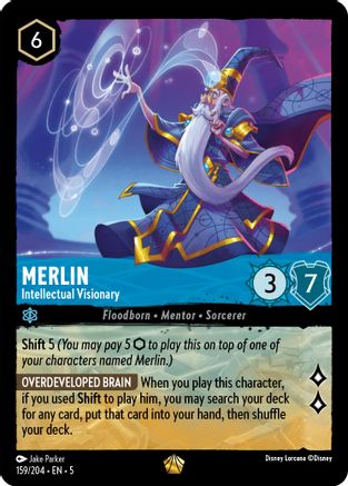 Merlin - Intellectual Visionary (159/204) [Shimmering Skies] | Grognard Games