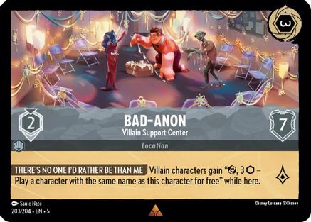 Bad-Anon - Villain Support Center (203/204) [Shimmering Skies] | Grognard Games