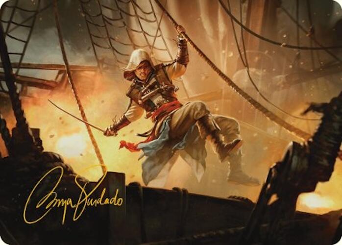 Edward Kenway Art Card (Gold-Stamped Signature) [Assassin's Creed Art Series] | Grognard Games