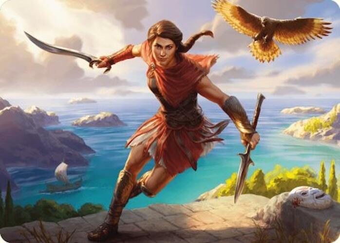 Kassandra, Eagle Bearer Art Card [Assassin's Creed Art Series] | Grognard Games