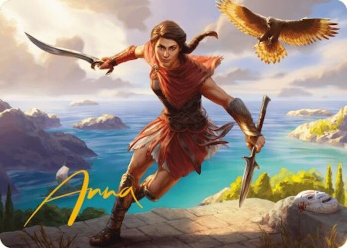 Kassandra, Eagle Bearer Art Card (Gold-Stamped Signature) [Assassin's Creed Art Series] | Grognard Games