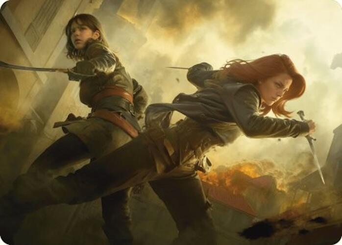 Mary Read and Anne Bonny Art Card [Assassin's Creed Art Series] | Grognard Games