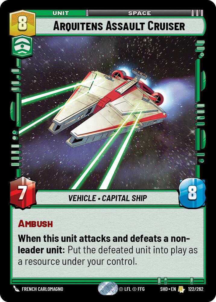 Arquitens Assault Cruiser (122/262) [Shadows of the Galaxy] | Grognard Games