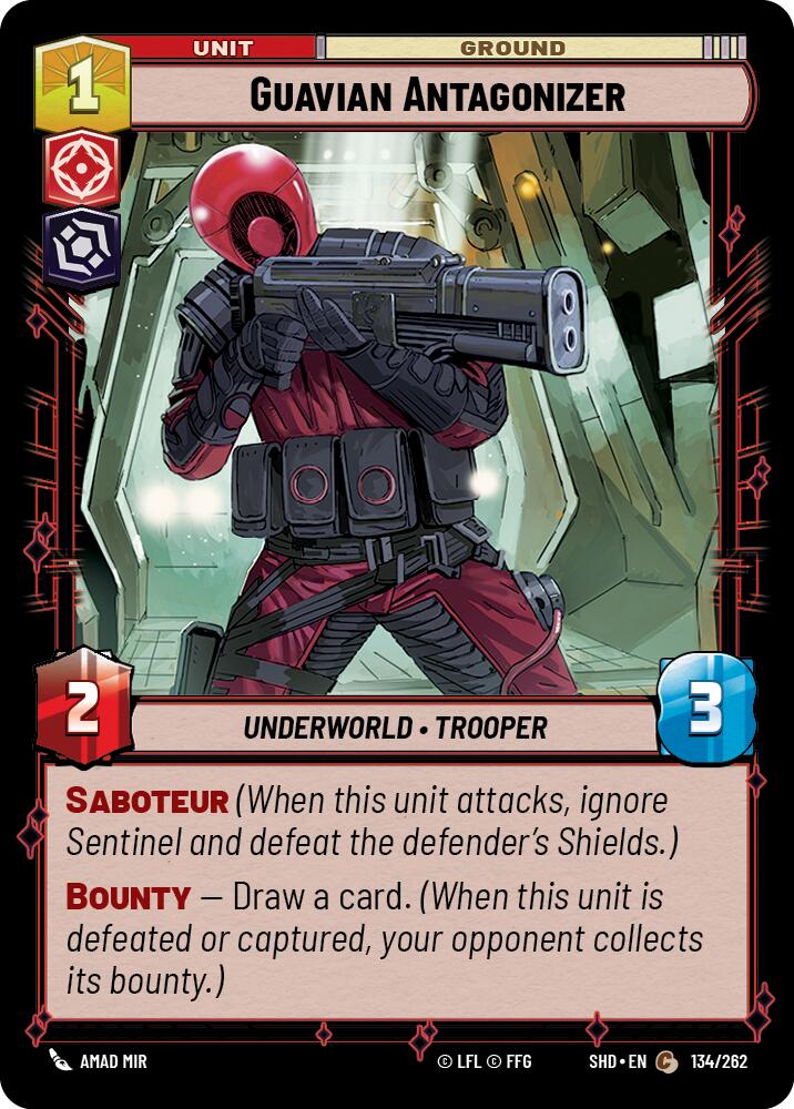 Guavian Antagonizer (134/262) [Shadows of the Galaxy] | Grognard Games