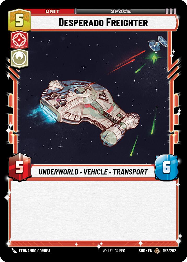 Desperado Freighter (152/262) [Shadows of the Galaxy] | Grognard Games