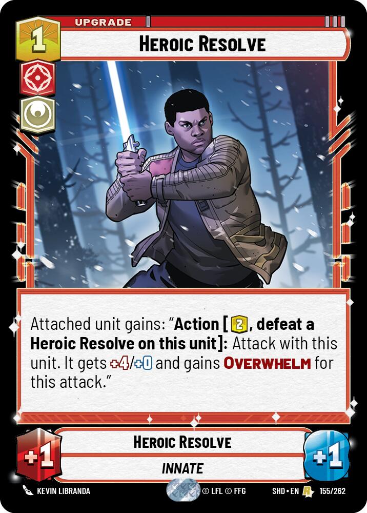 Heroic Resolve (155/262) [Shadows of the Galaxy] | Grognard Games