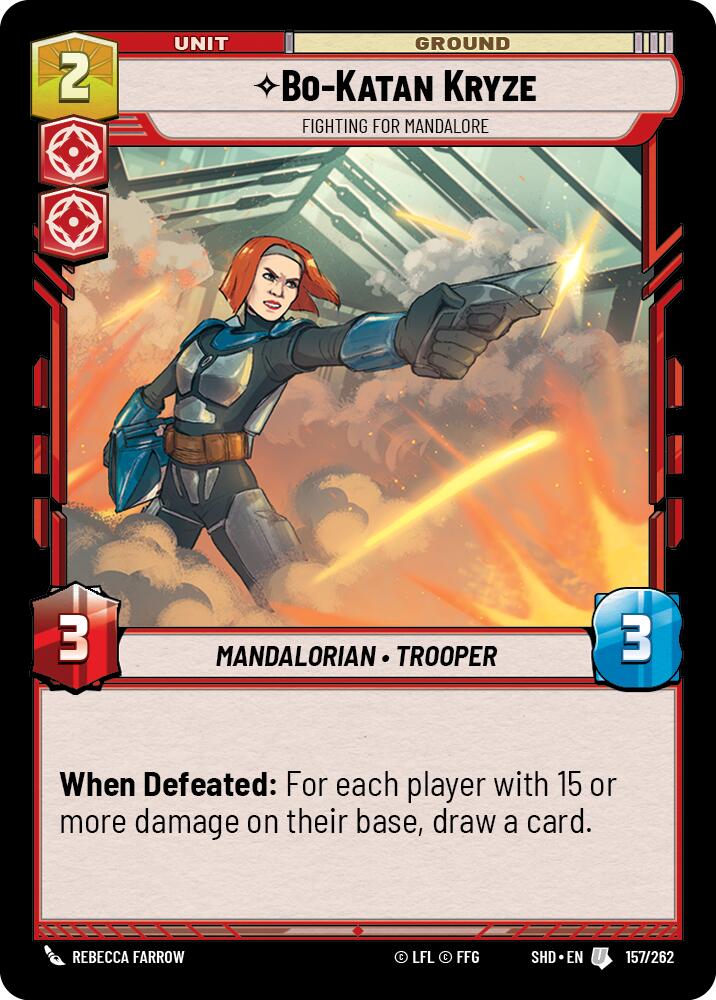 Bo-Katan Kryze - Fighting For Mandalore (157/262) [Shadows of the Galaxy] | Grognard Games
