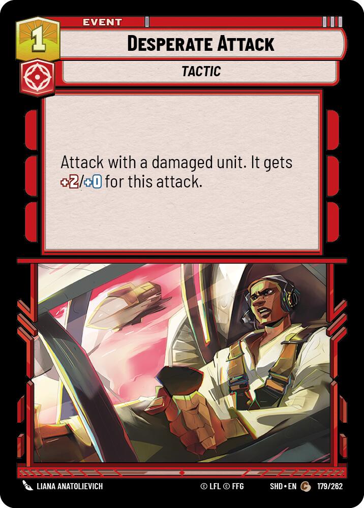 Desperate Attack (179/262) [Shadows of the Galaxy] | Grognard Games