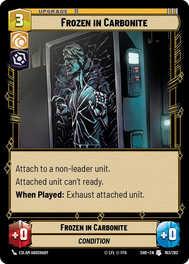 Frozen in Carbonite (193/262) [Shadows of the Galaxy] | Grognard Games