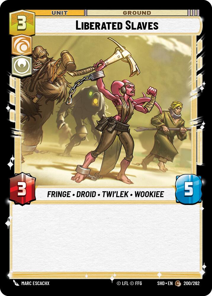 Liberated Slaves (200/262) [Shadows of the Galaxy] | Grognard Games
