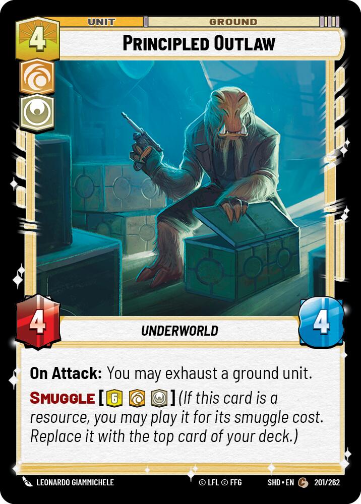 Principled Outlaw (201/262) [Shadows of the Galaxy] | Grognard Games