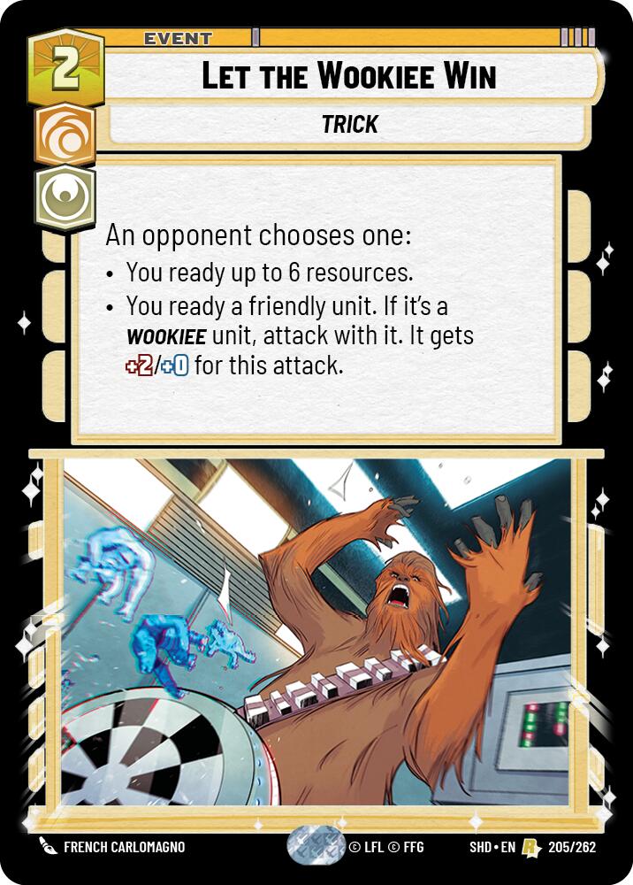 Let the Wookiee Win (205/262) [Shadows of the Galaxy] | Grognard Games