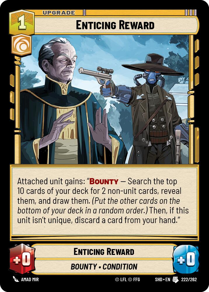 Enticing Reward (222/262) [Shadows of the Galaxy] | Grognard Games