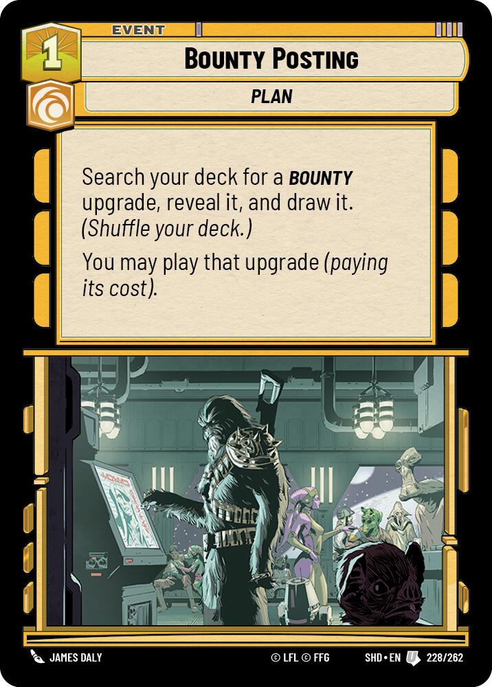 Bounty Posting (228/262) [Shadows of the Galaxy] | Grognard Games