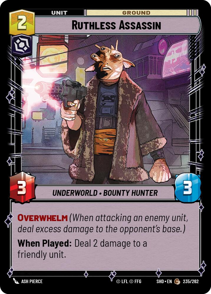 Ruthless Assassin (235/262) [Shadows of the Galaxy] | Grognard Games